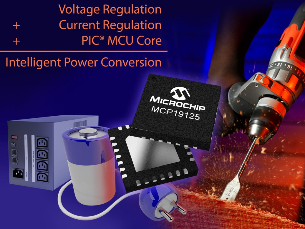 New PWM controller IC By Microchip Charges Batteries of Any Chemistry