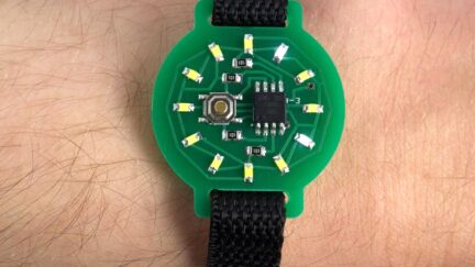Tiny LED Time Watch