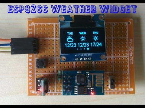 Weather Widget using ESP8266