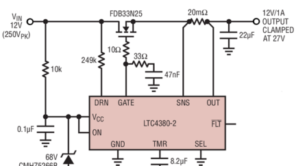 LTC4380 Overvoltage Protection