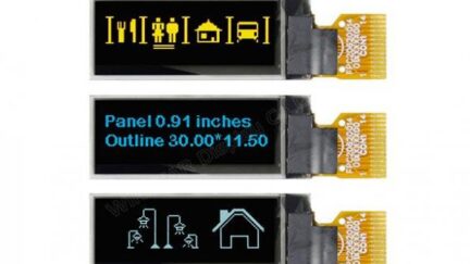 0.91 inch OLED display targets wearables
