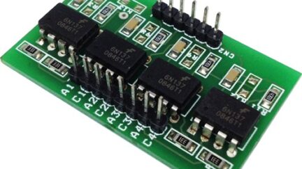 4 Channel Opto-Isolated Module Using High Speed 6N137 Optocoupler