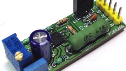 Constant Current Laser Diode Driver Circuit Using OPA2350 OpAmp