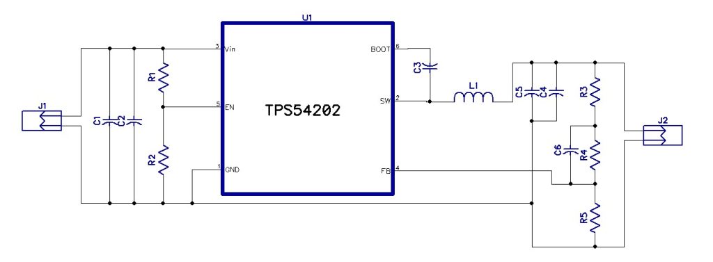 5V @ 2A Step Down Converter using TPS54202 