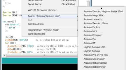 Develop environment of ATtiny10/13 under Arduino IDE