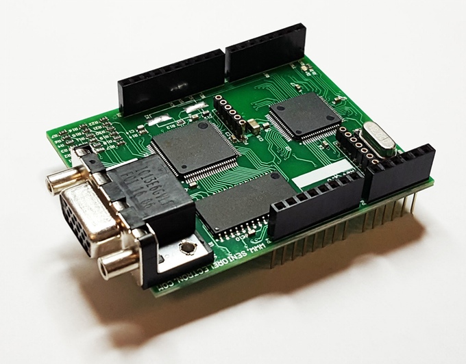 VGADuino-II : The New 256 Color Graphic Shield for Arduino
