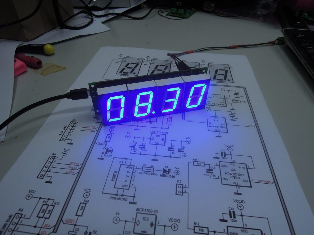 RGBdigit clock