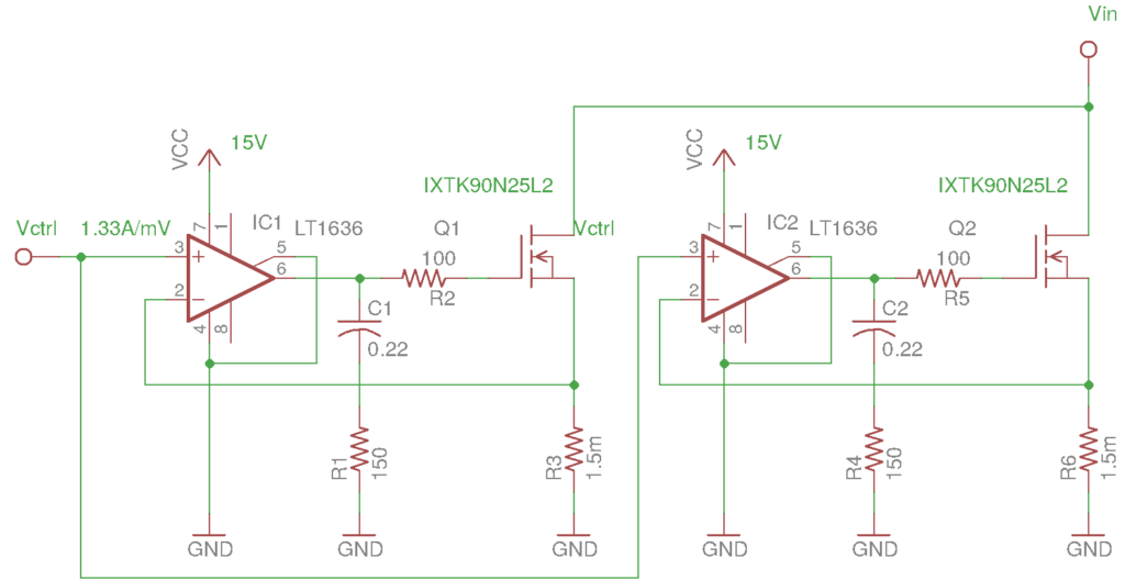 A 400W (1kW Peak) 100A Electronic Load Using Linear MOSFETs