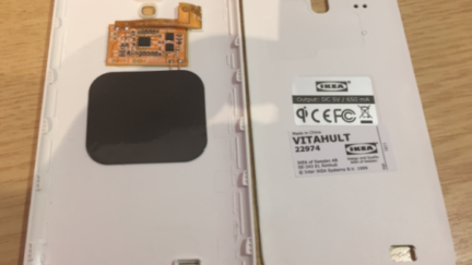 DIY IKEA Wireless Qi Charging
