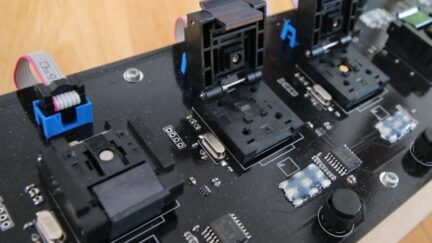 A Mass Programming Bench for ATMega32u4 MCUs