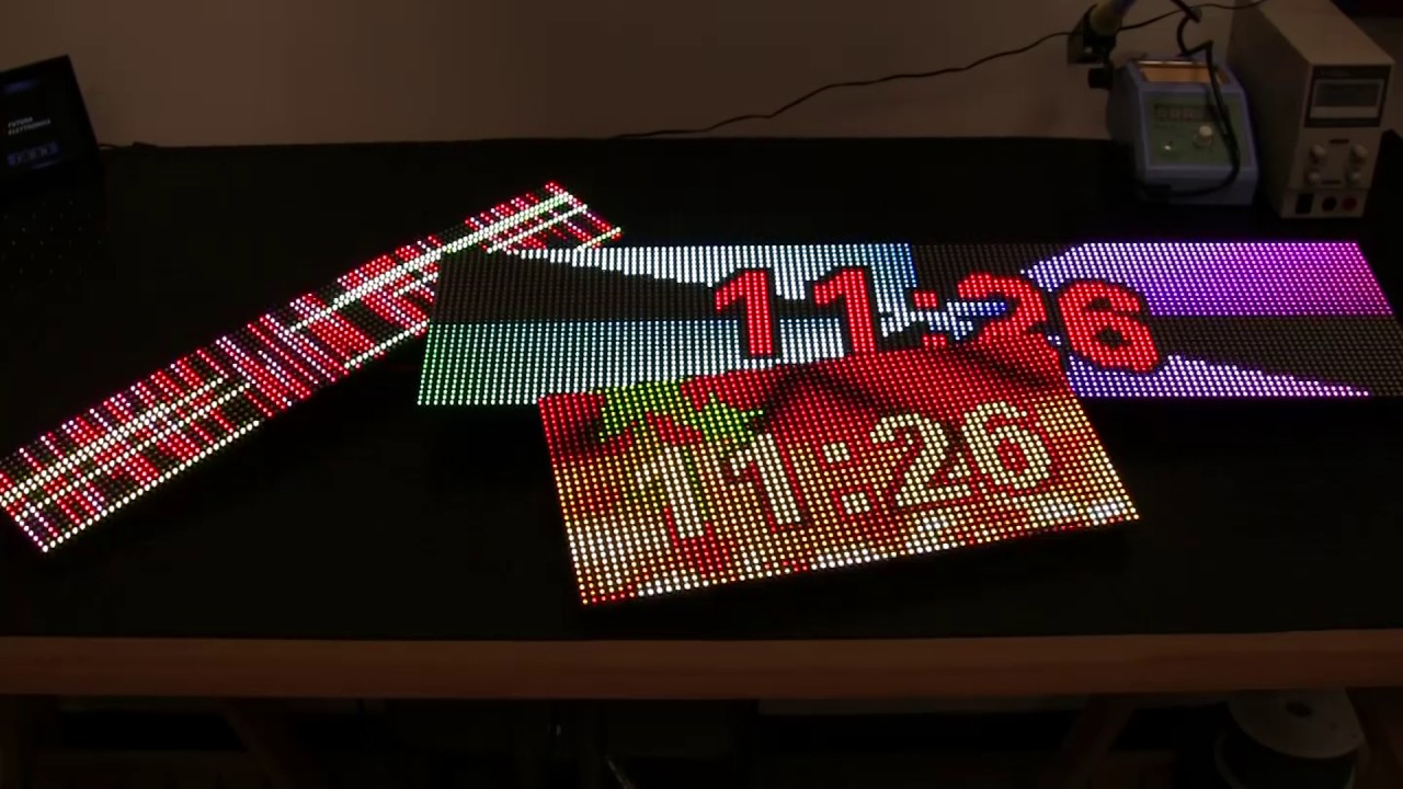 A FPGA controlled RGB LED MATRIX for Incredible Effects