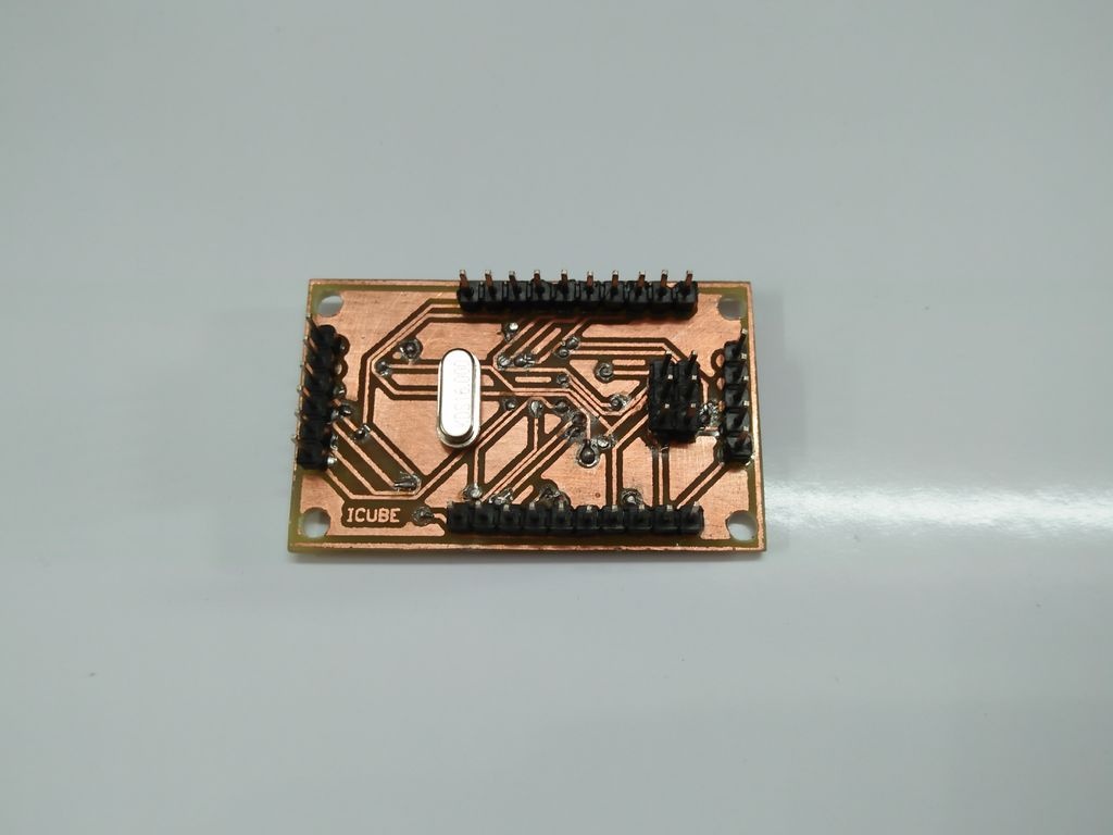 Lower layer of PCB