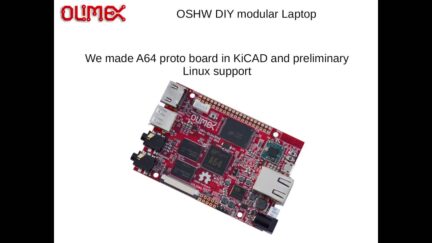Open Source DIY Laptop Kit By Olimex
