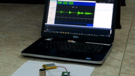 Measuring seismic activity using ProtoCentral OpenPressure