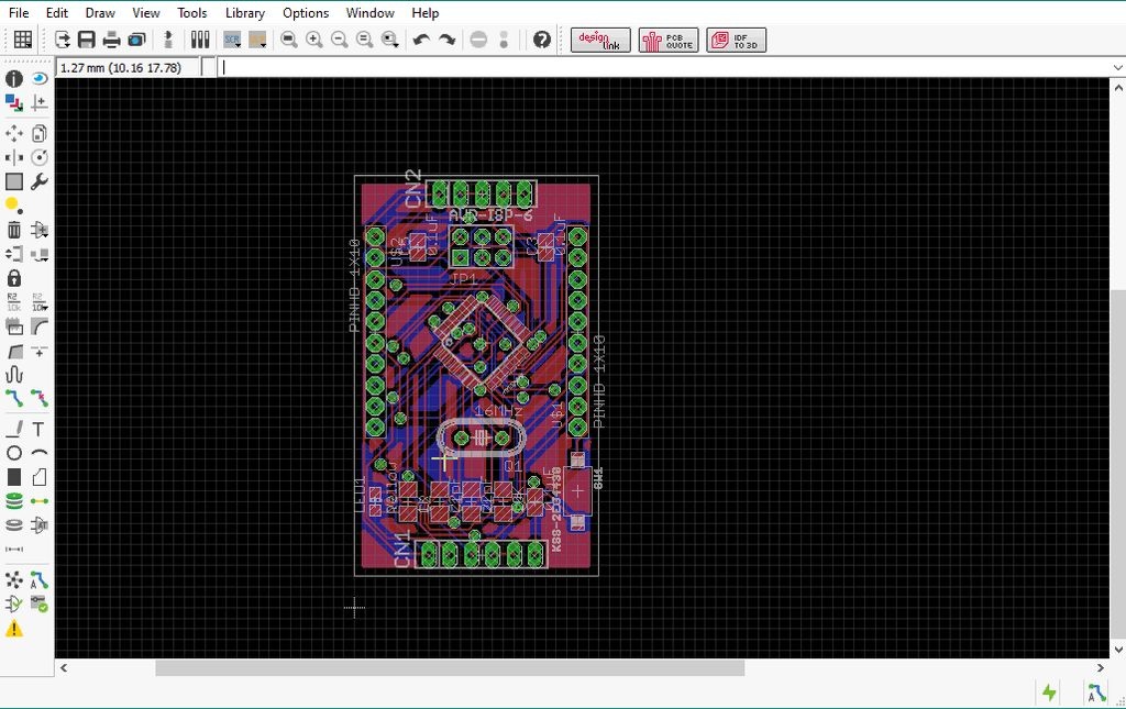 Connect the components and the PCB is ready
