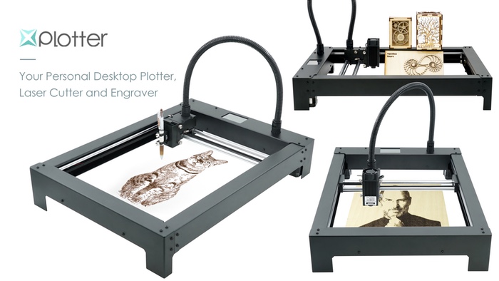 XPlotter, The All-In-One Plotter, Engraver and Laser Cutter