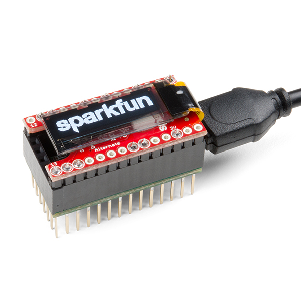 Add OLED Display To Your Projects With TeensyView Add OLED Display To Your Projects With TeensyView