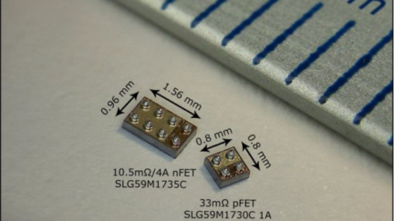 Wafer-scale-packaged integrated FET switches handle 1 – 4A