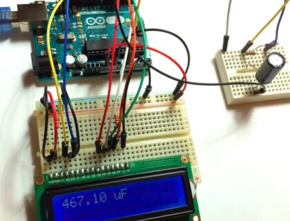Arduino-Capacitance-Meter-with-LCD-Output - Electronics-Lab.com