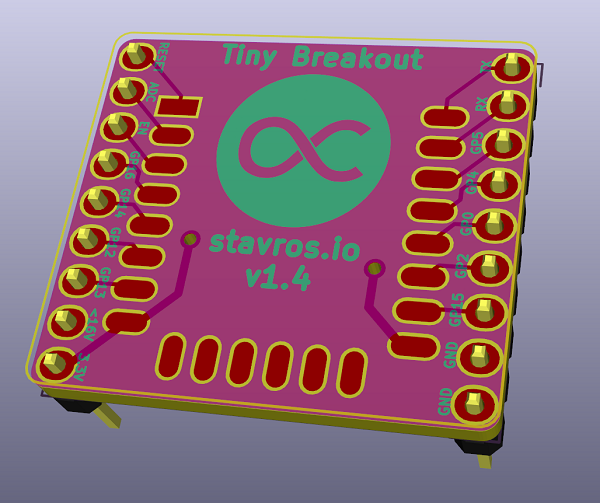 Tiny ESP8266 Breakout Board