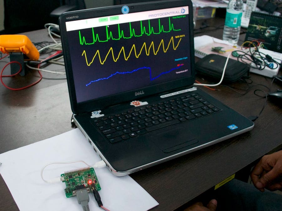 Using HealthyPi with a PC for ECG,Respiration & SpO2