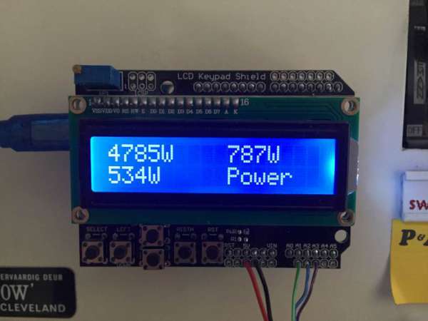 Simple 3 phase Arduino energy meter