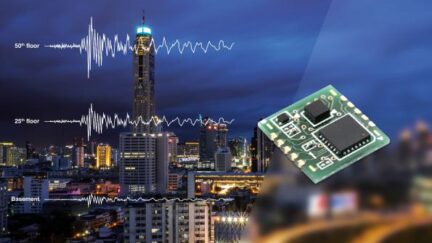 Smallest seismic sensor uses vibration spectral analysis
