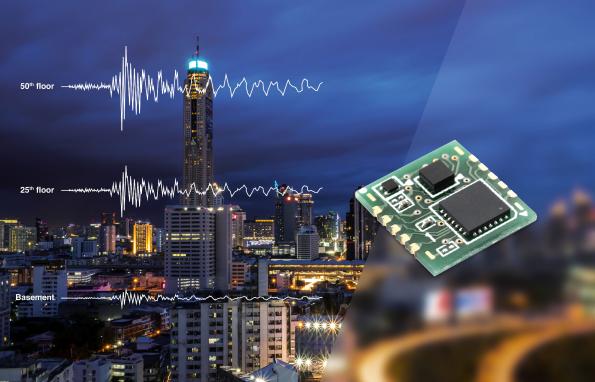 Smallest seismic sensor uses vibration spectral analysis