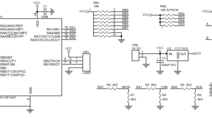 6 Channel RF Remote Controller Using CC2500 RF Modules