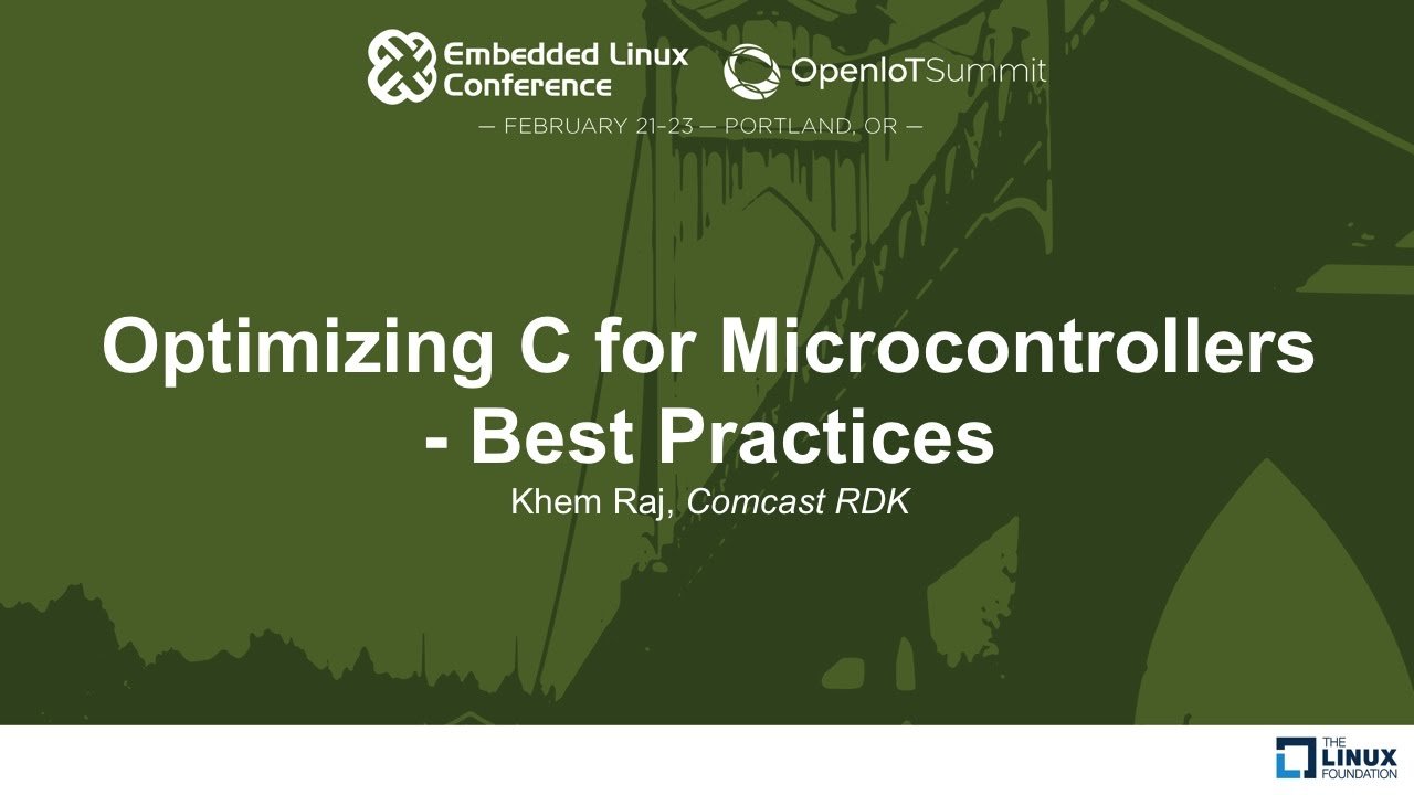 Know your Tool – Optimize C Code for microcontrollers