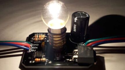 Individually addressable incandescent lamps