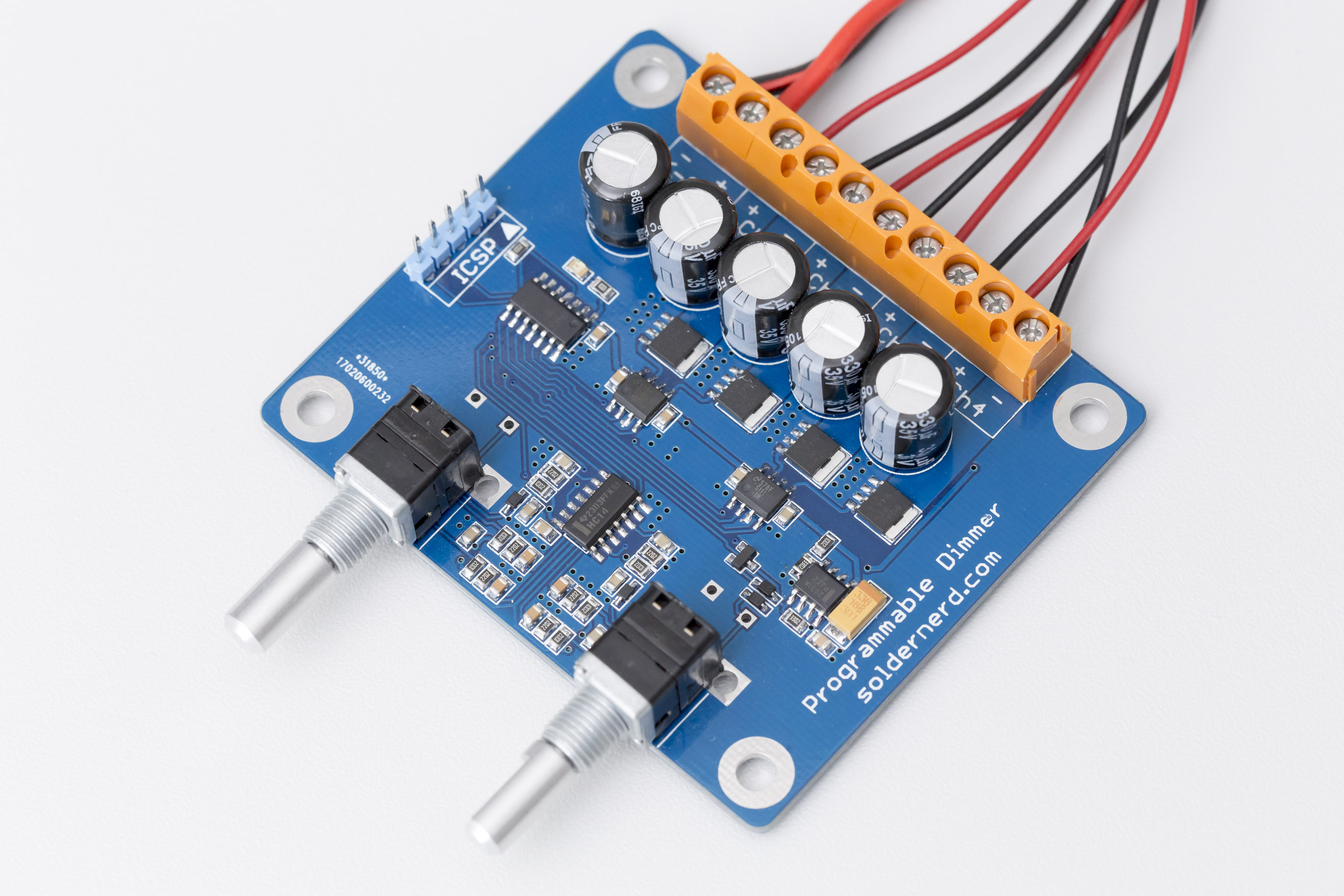 Programmable LED dimmer