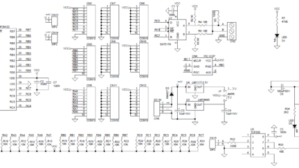 PIC Development Board for RS485 & DMX512 Applications