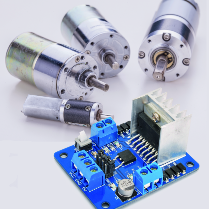 A DC Motor Controller with Control Leds