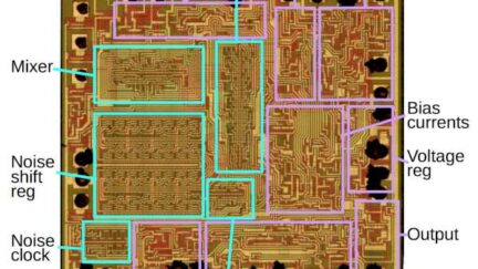 Reverse engineering the 76477 sound effect chip