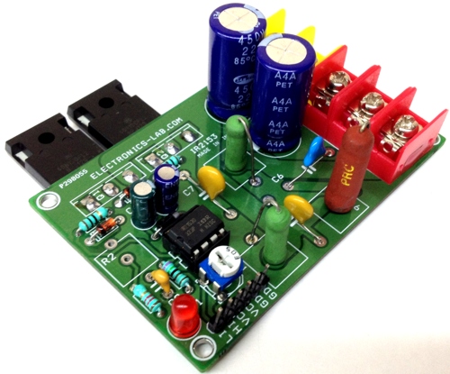 High Voltage-Current Half Bridge Driver Using IR2153 & IGBT