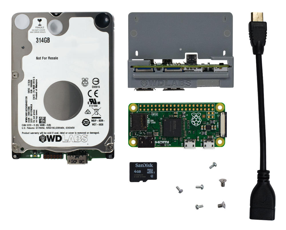 WD Pi Drive Node Zero Kit