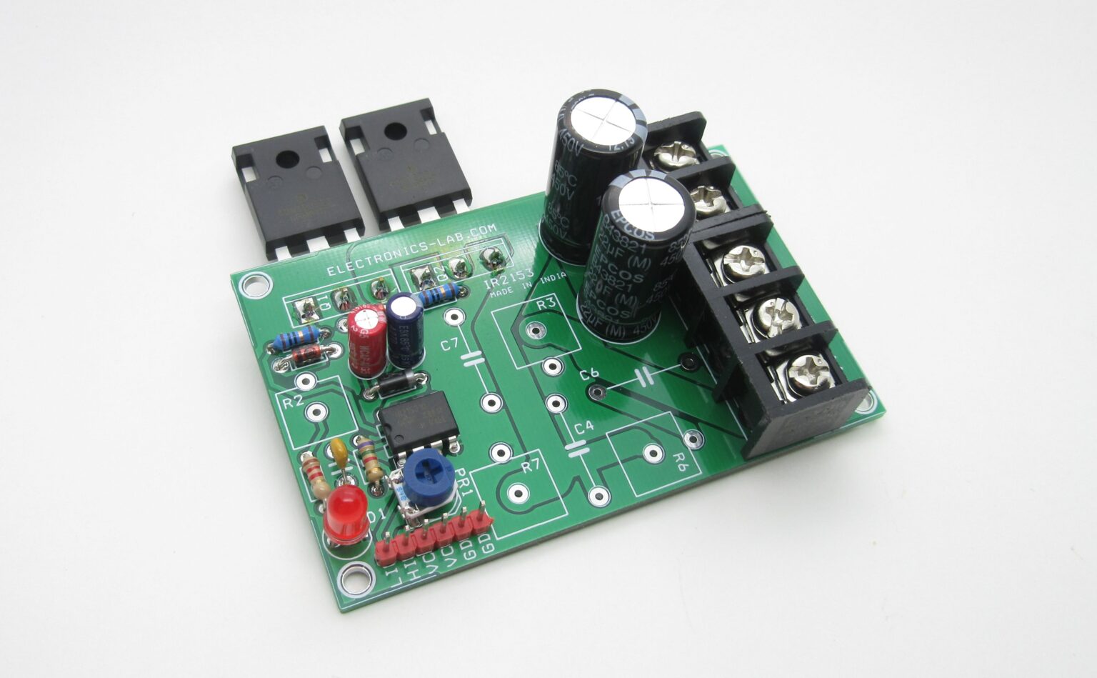 High VoltageCurrent Half Bridge Driver Using IR2153 & IGBT