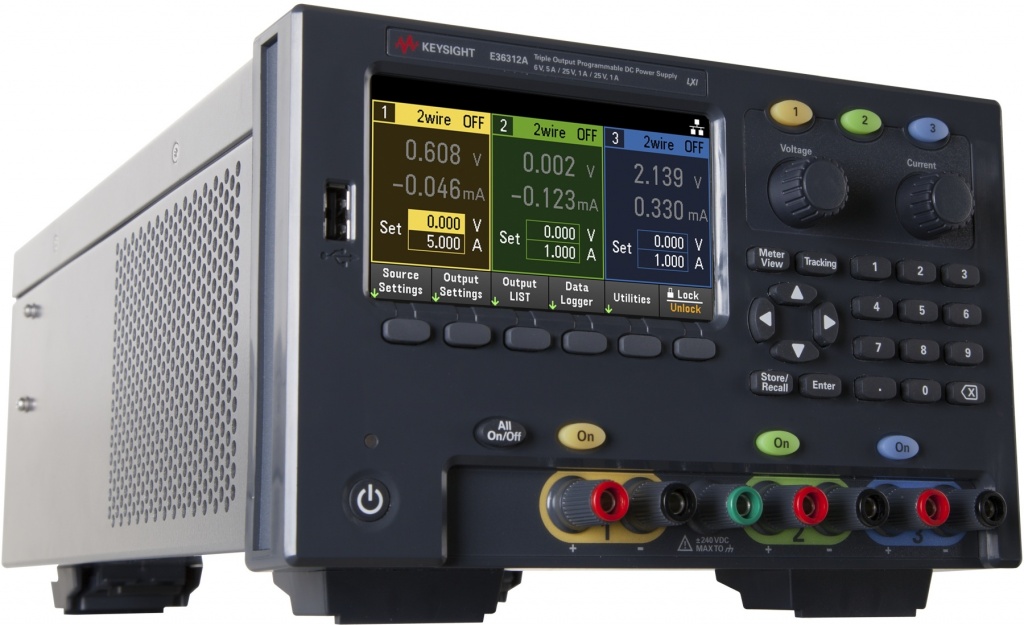 Keysight Technologies’ E36300 series bench power supplies