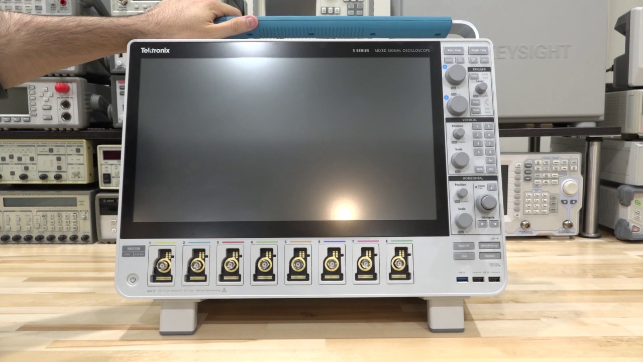 Overview of the Tektronix MSO58 8-Channel 6.25GS/s 2GHz Mixed-Signal Oscilloscope