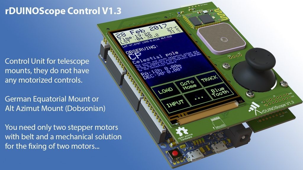 rDUINOScope - Arduino Telescope Control 