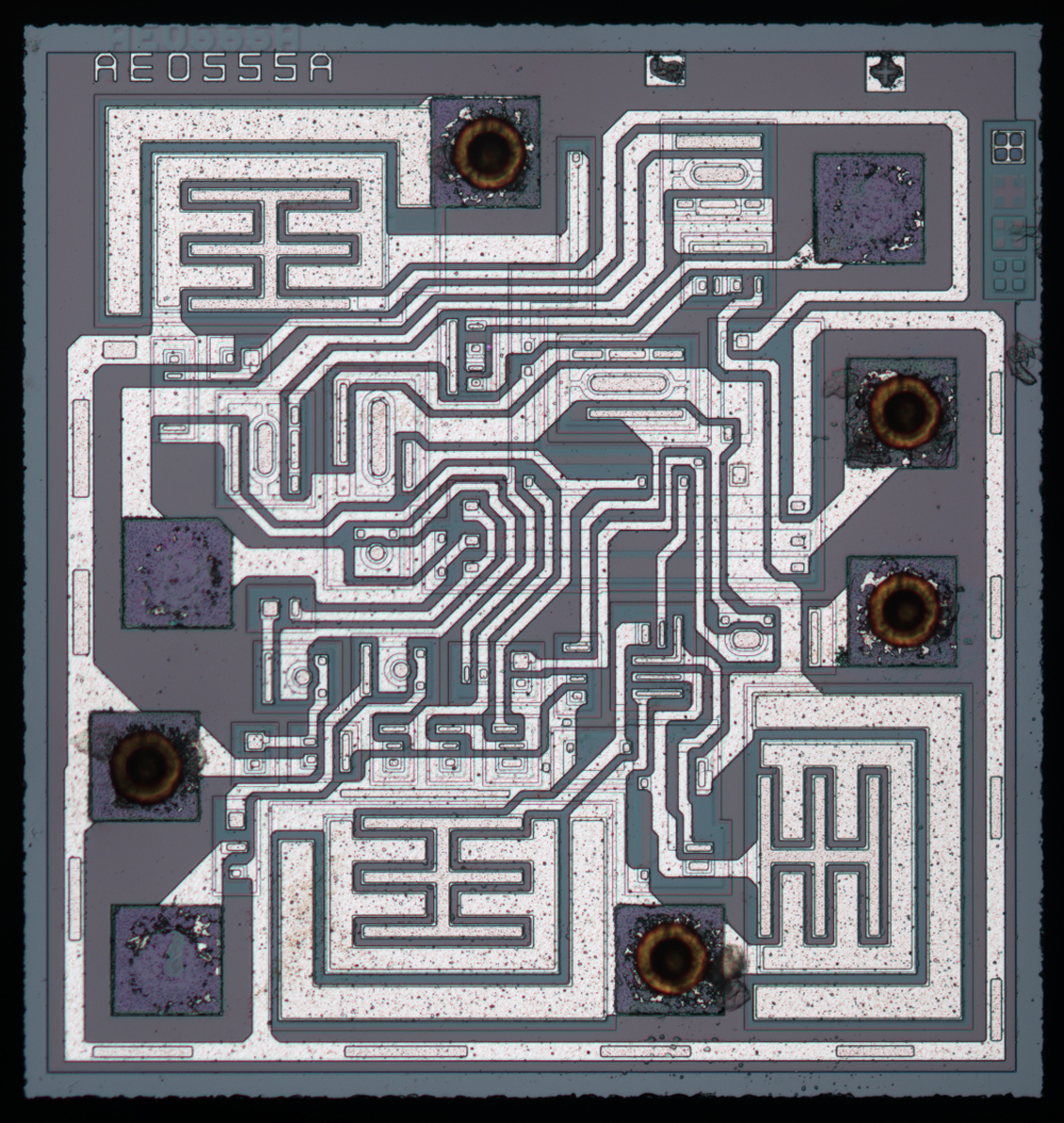 Fairchild LM555CMX : weekend die-shot