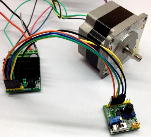 Pulse Generator For Stepper Controller Using AD654