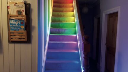 Temperature Controlled Stair lights With Raspberry Pi