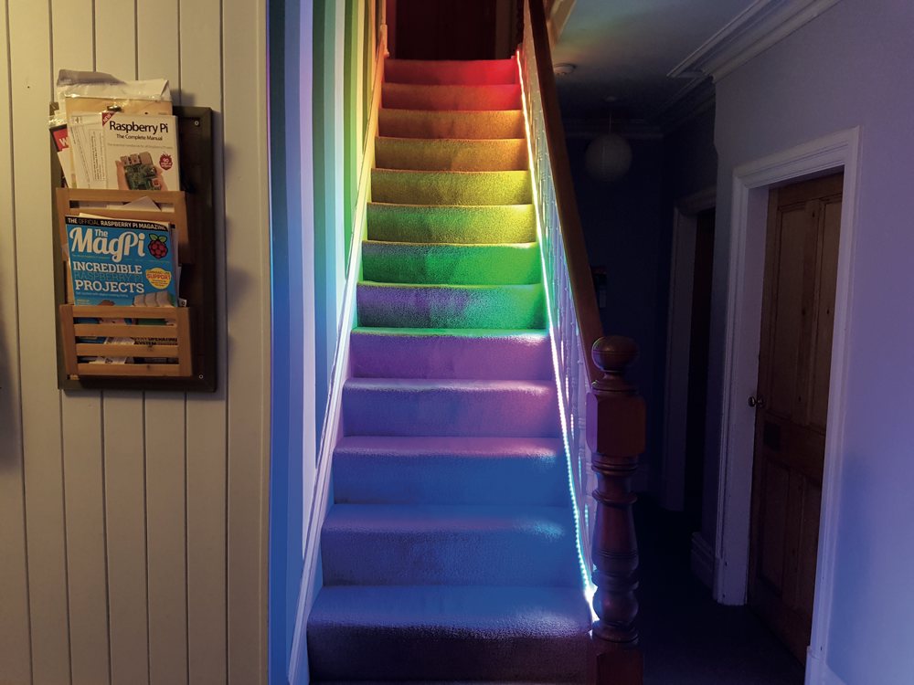 Temperature Controlled Stair lights With Raspberry Pi Temperature Controlled Stair lights With Raspberry Pi