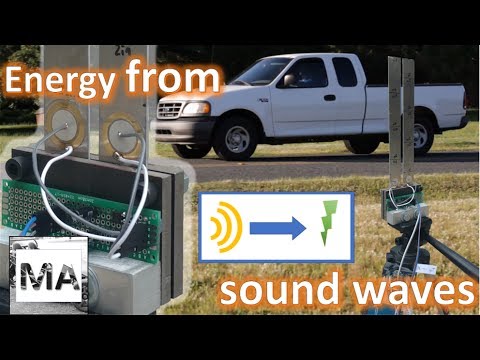 Harvesting Sound Energy From Passing Cars