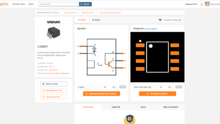 Digi-Key Releases New Addition of Symbols & Footprints for Vishay Products