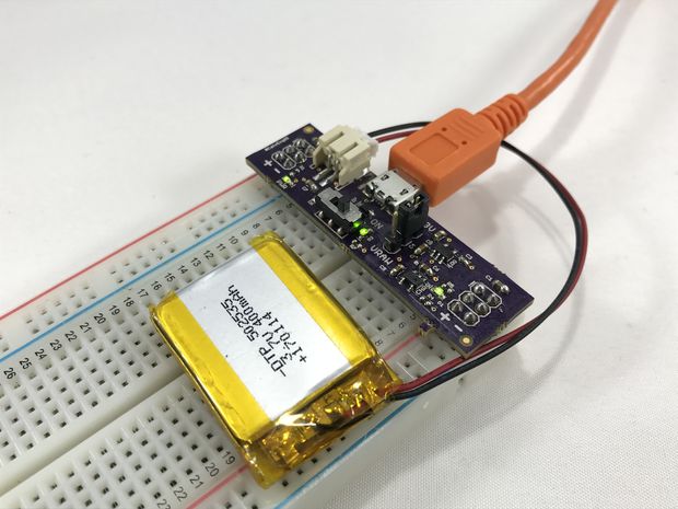 Versatile And Open Source LiPo bBattery Breadboard Power Supply