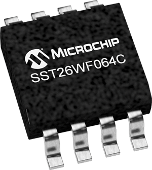 SST26WF064C – Low-voltage 64-Megabit SuperFlash® Memory Device From Microchip