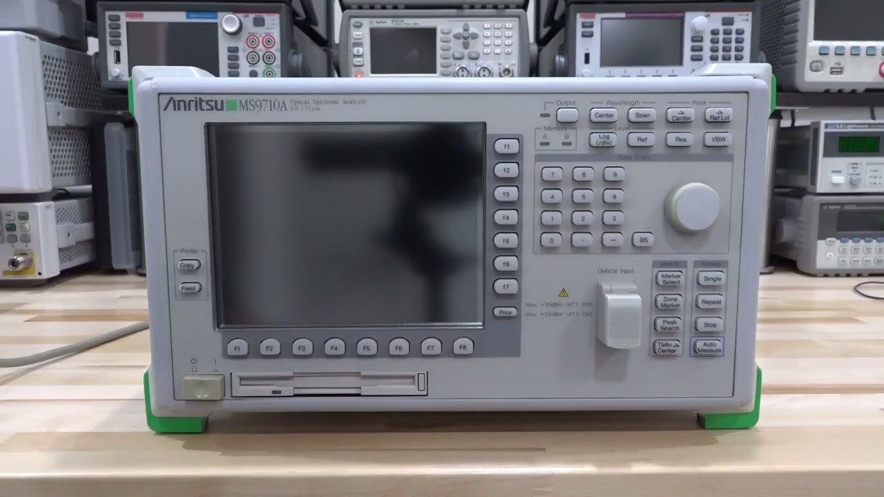 Teardown & Experiments with an Anritsu MS9710B 0.6-1.75um Optical Spectrum Analyzer